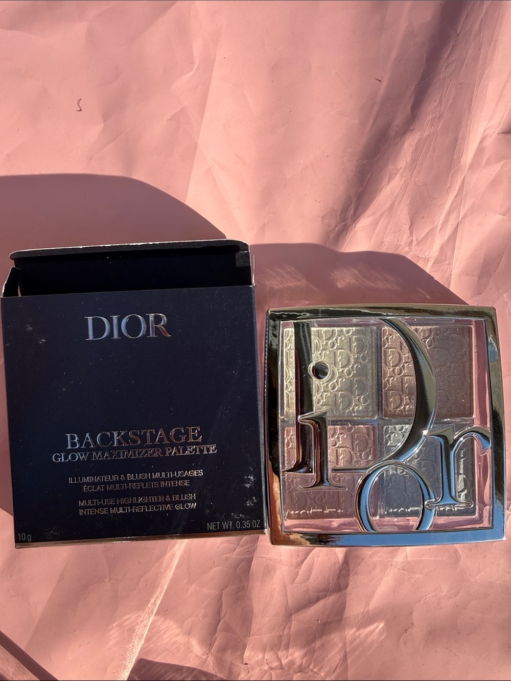 Dior Backstage Glow Maximizer Highlighter Palette — 002 Frosted Opal Glow NIB🌸